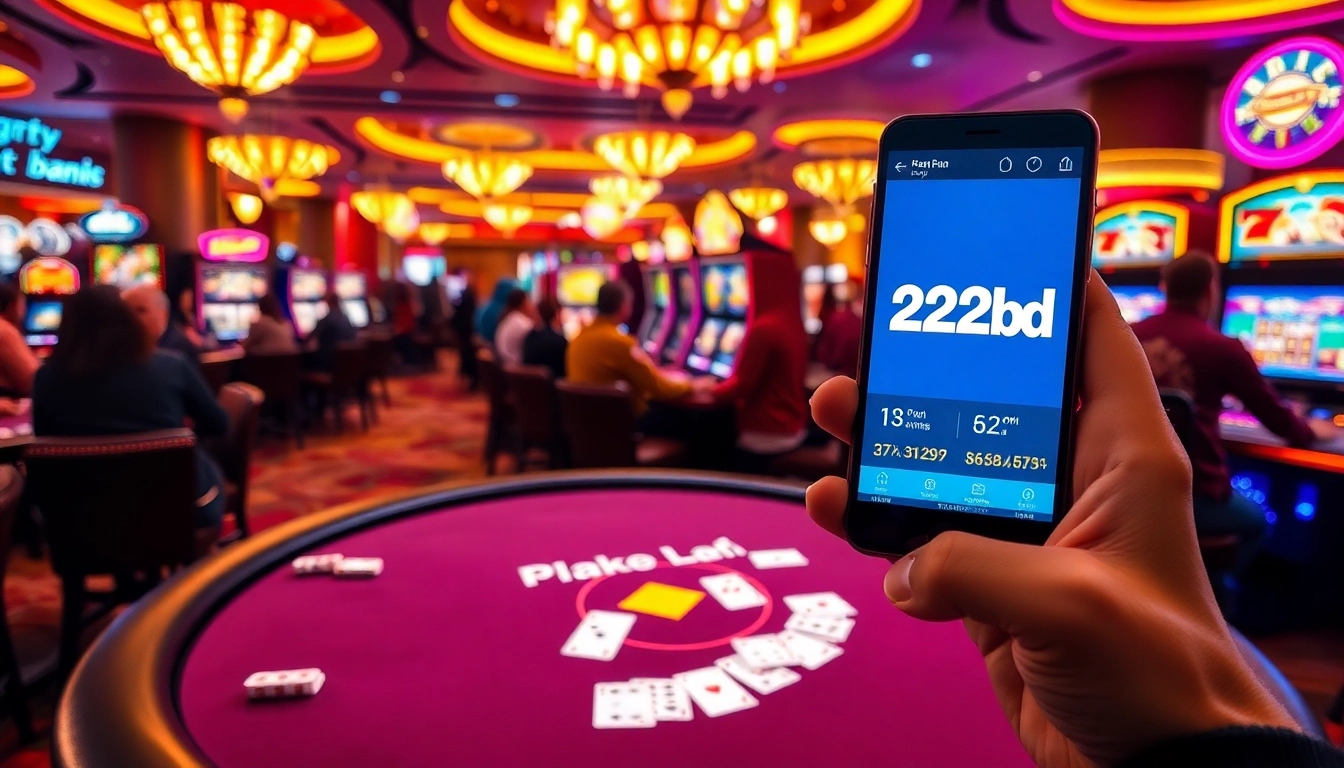 Experience the thrill at the casino with the interactive 222bd app, enhancing gameplay with live insights and bonuses.